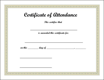 Free Printable Certificate 5