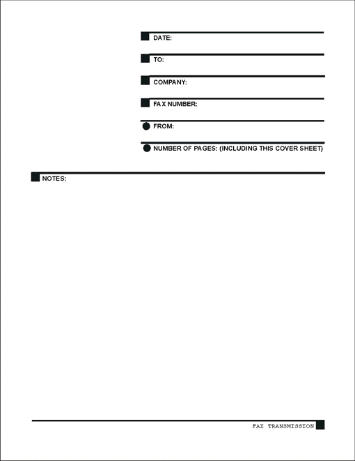 Download Fax Cover Sheet Example