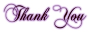 Purple Thank You Card