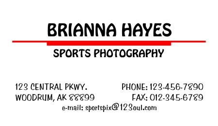 Simple Business Card Template